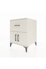 Kronos Komodin Tek Raflı Tek Çekmeceli 2 Kapaklı 60x59x80 - S79M018V1C