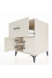 Kronos Komodin Tek Raflı Tek Çekmeceli 2 Kapaklı 60x59x80 - S79M018V1C