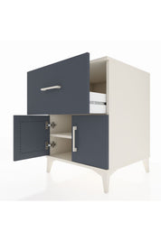 Kronos Komodin Tek Raflı Tek Çekmeceli 2 Kapaklı 60x59x80 - S79M018V2C