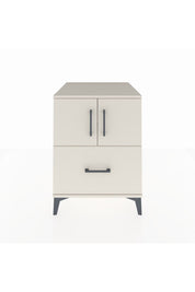 Kronos Komodin 2 Raflı Tek Çekmeceli 2 Kapaklı 60x59x80 - S79M019V1C