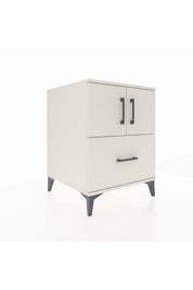Kronos Komodin 2 Raflı Tek Çekmeceli 2 Kapaklı 60x59x80 - S79M019V1C