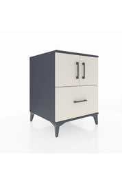 Kronos Komodin 2 Raflı Tek Çekmeceli 2 Kapaklı 60x59x80 - S79M019V4C