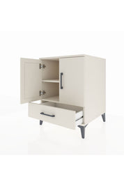 Kronos Komodin 2 Raflı Tek Çekmeceli 2 Kapaklı 60x59x80 - S79M020V1C