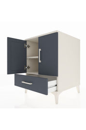 Kronos Komodin 2 Raflı Tek Çekmeceli 2 Kapaklı 60x59x80 - S79M020V2C