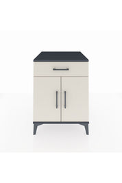 Kronos Komodin Tek Raflı Tek Çekmeceli 2 Kapaklı 60x59x80 - S79M021V4C