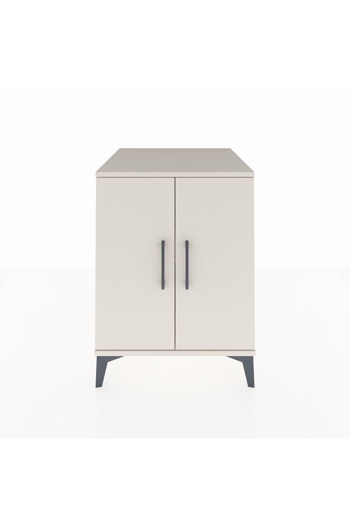Kronos Komodin Tek Raflı 2 Kapaklı 60x59x80 - S79M023V1C