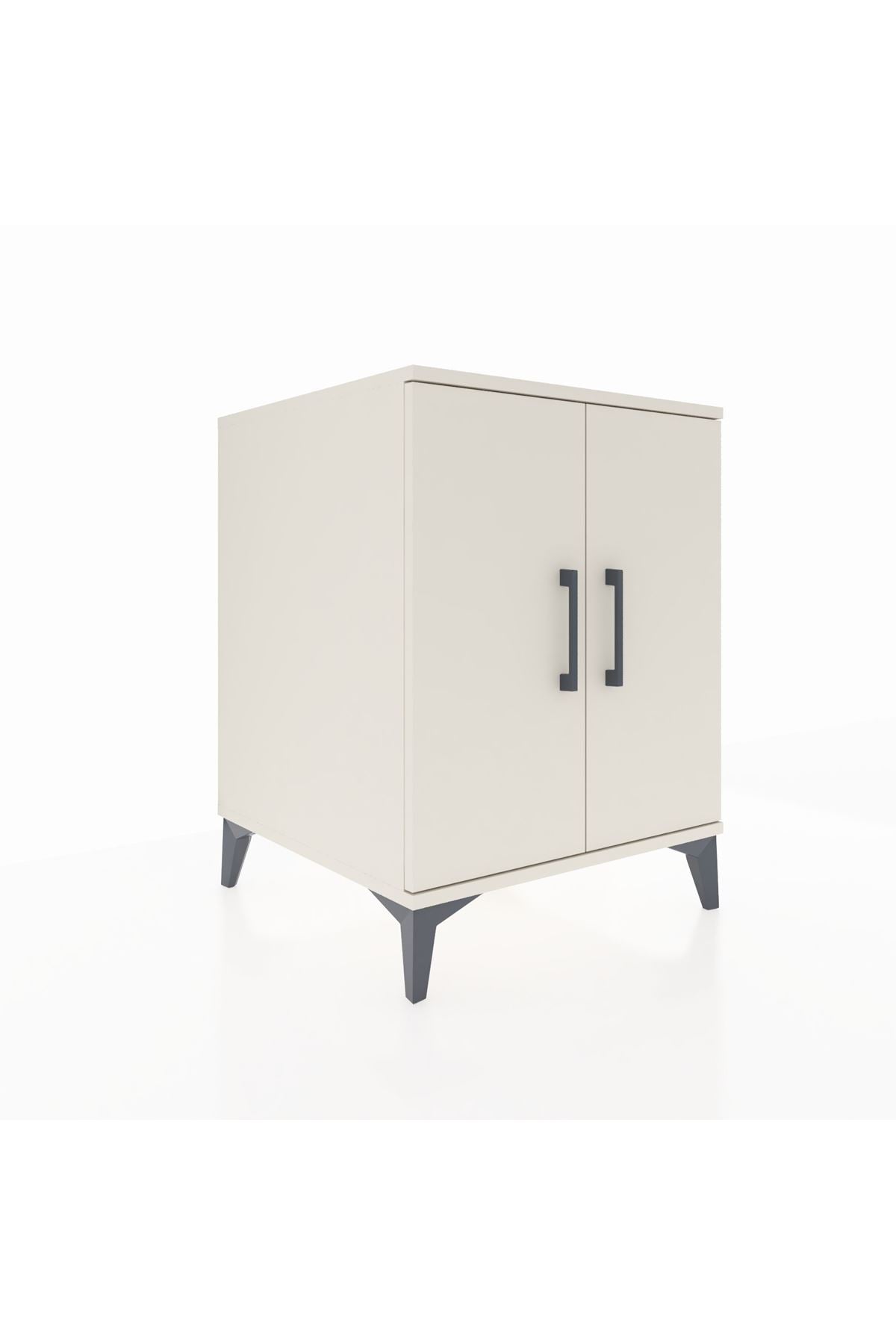 Kronos Komodin Tek Raflı 2 Kapaklı 60x59x80 - S79M023V1C
