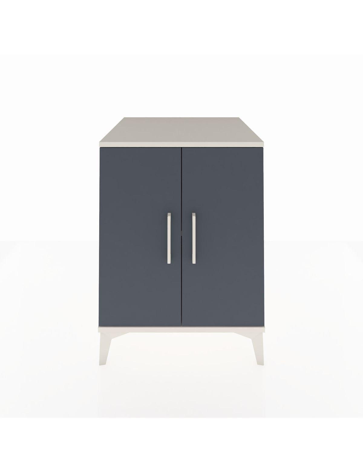 Kronos Komodin Tek Raflı 2 Kapaklı 60x59x80 - S79M023V2C