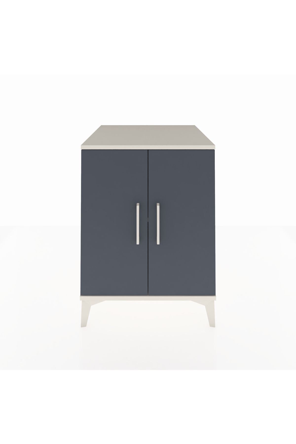 Kronos Komodin Tek Raflı 2 Kapaklı 60x59x80 - S79M023V2C