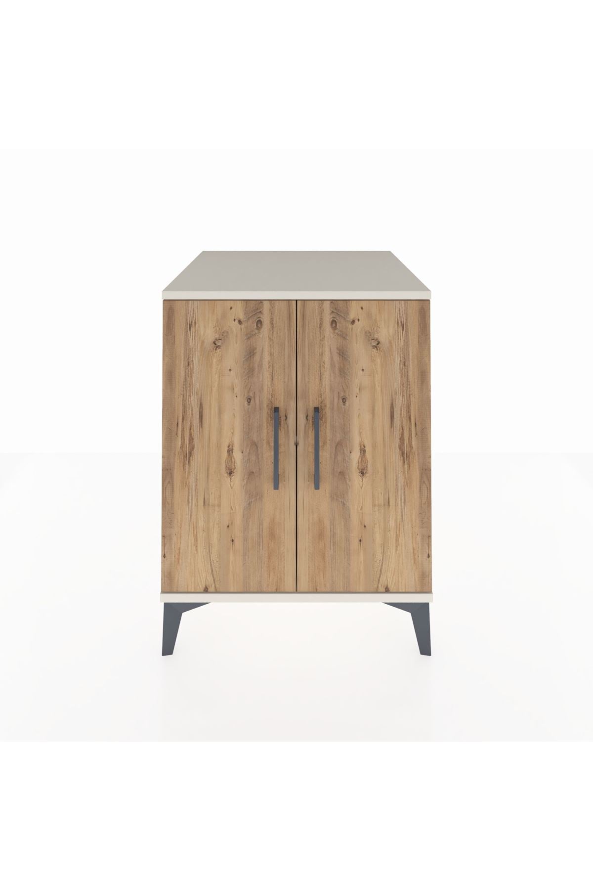 Kronos Komodin Tek Raflı 2 Kapaklı 60x59x80 - S79M023V3C