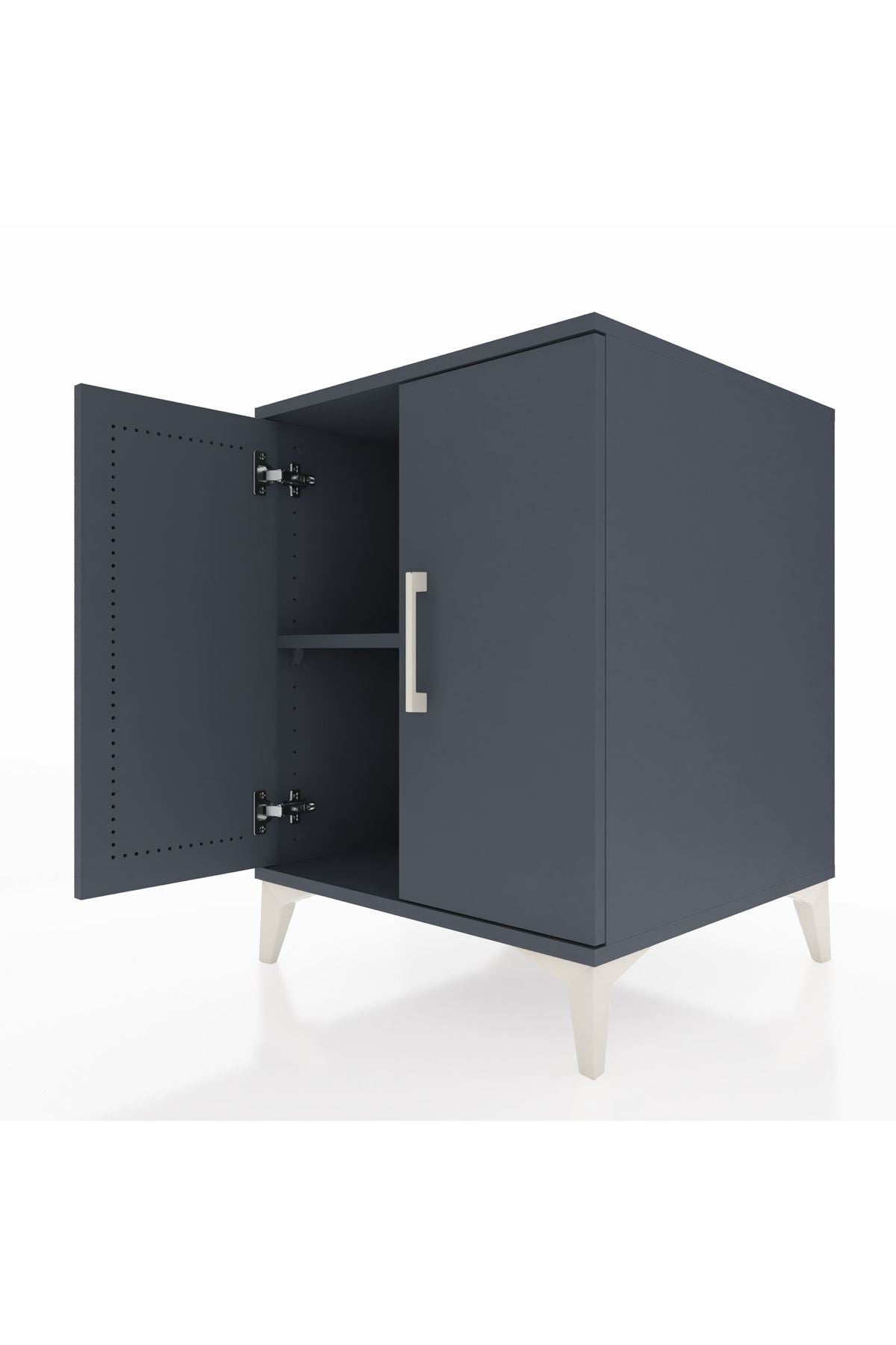 Kronos Komodin Tek Raflı 2 Kapaklı 60x59x80 - S79M023V5C