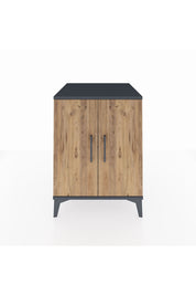 Kronos Komodin Tek Raflı 2 Kapaklı 60x59x80 - S79M023V6C