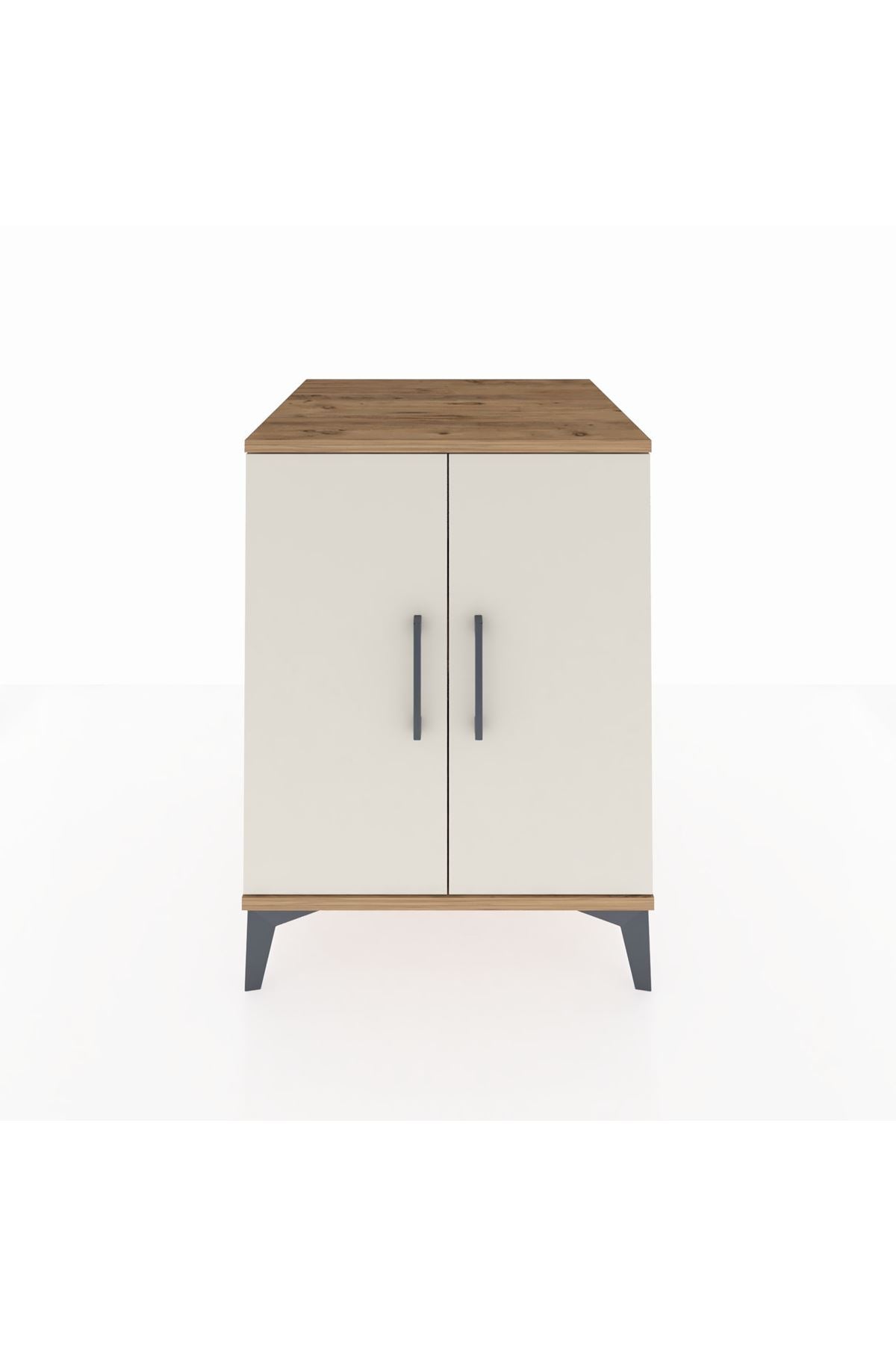 Kronos Komodin Tek Raflı 2 Kapaklı 60x59x80 - S79M023V7C