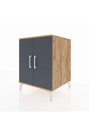 Kronos Komodin Tek Raflı 2 Kapaklı 60x59x80 - S79M023V8C