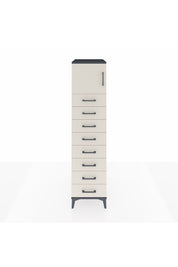 Kronos Dolap Tek Raflı 8 Çekmeceli Tek Kapaklı 44x59x182 - S88M001V4C