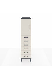Kronos Dolap Tek Raflı 6 Çekmeceli Tek Kapaklı 44x59x182 - S88M003V4C