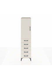 Kronos Dolap 2 Raflı 5 Çekmeceli Tek Kapaklı 44x59x182 - S88M004V1C