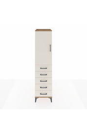 Kronos Dolap 2 Raflı 5 Çekmeceli Tek Kapaklı 44x59x182 - S88M004V7C