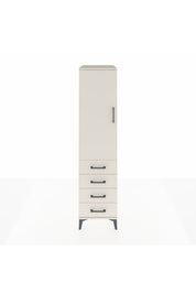 Kronos Dolap 2 Raflı 4 Çekmeceli Tek Kapaklı 44x59x182 - S88M005V1C
