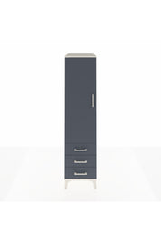 Kronos Dolap 2 Raflı 3 Çekmeceli Tek Kapaklı 44x59x182 - S88M006V2C