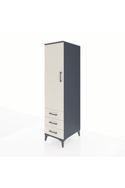 Kronos Dolap 2 Raflı 3 Çekmeceli Tek Kapaklı 44x59x182 - S88M006V4C