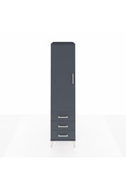 Kronos Dolap 2 Raflı 3 Çekmeceli Tek Kapaklı 44x59x182 - S88M006V5C