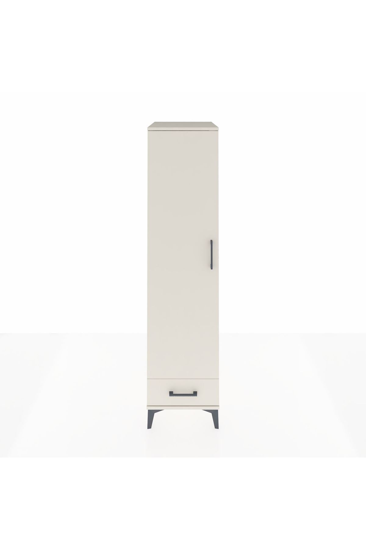 Kronos Dolap 4 Raflı Tek Çekmeceli Tek Kapaklı 44x59x182 - S88M008V1C