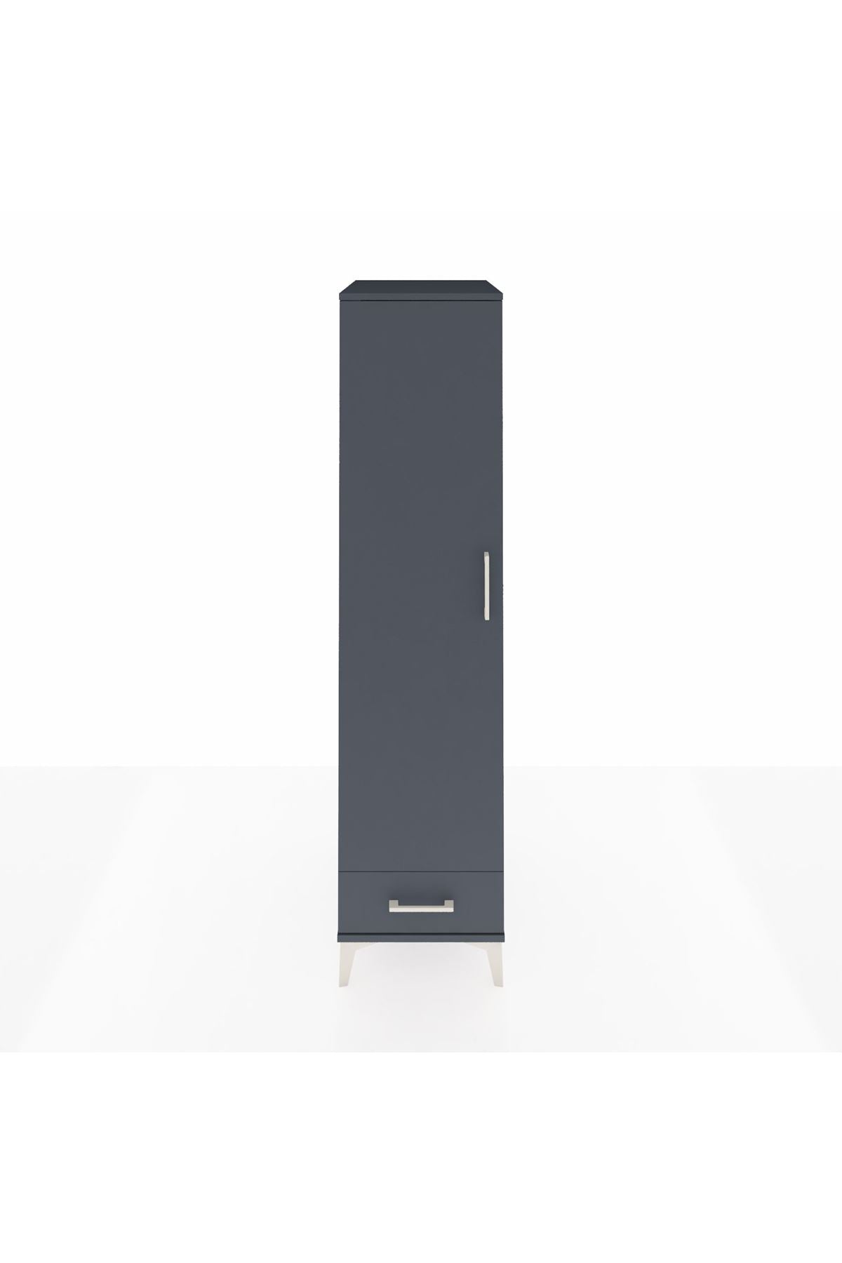 Kronos Dolap 4 Raflı Tek Çekmeceli Tek Kapaklı 44x59x182 - S88M008V5C