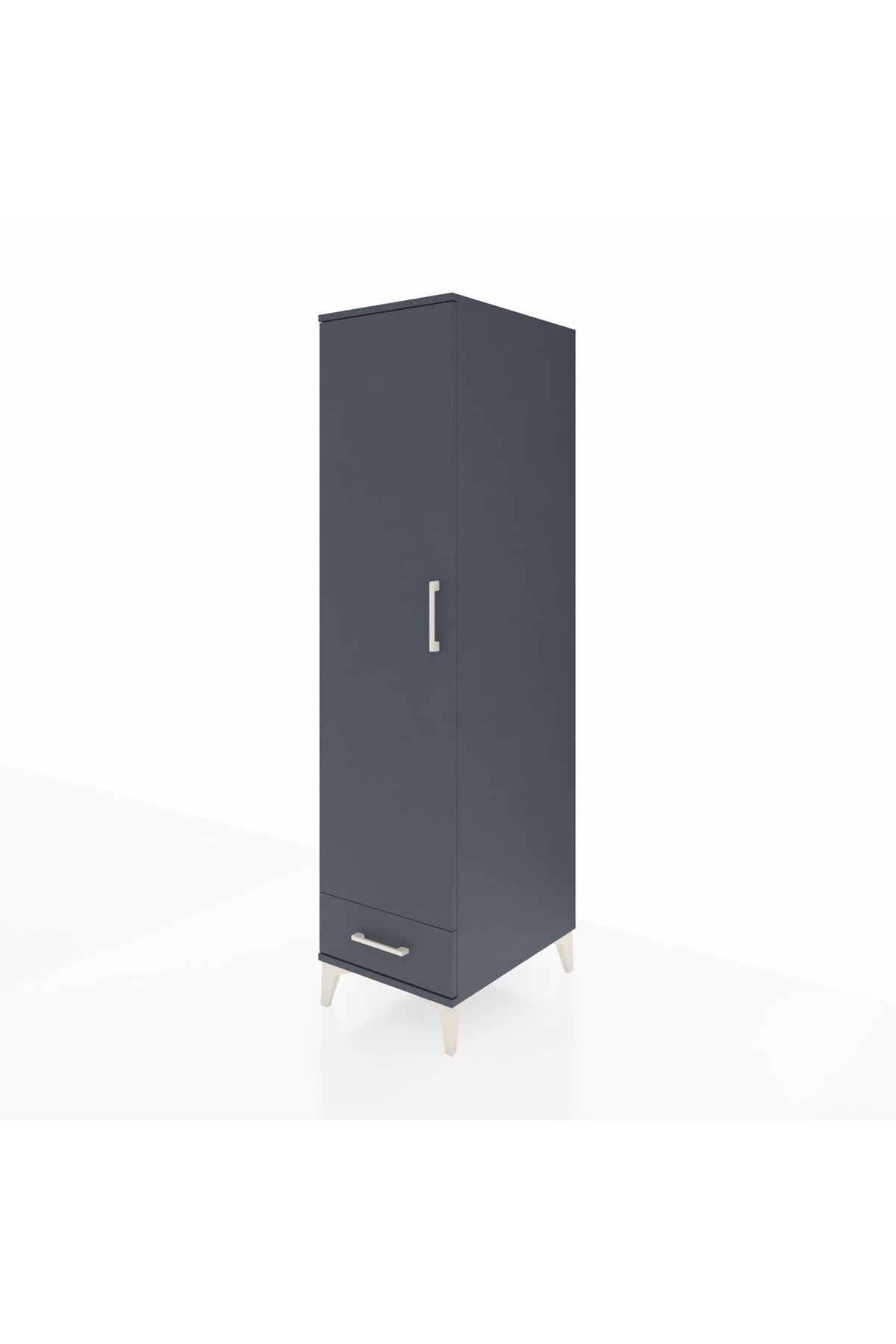 Kronos Dolap 4 Raflı Tek Çekmeceli Tek Kapaklı 44x59x182 - S88M008V5C