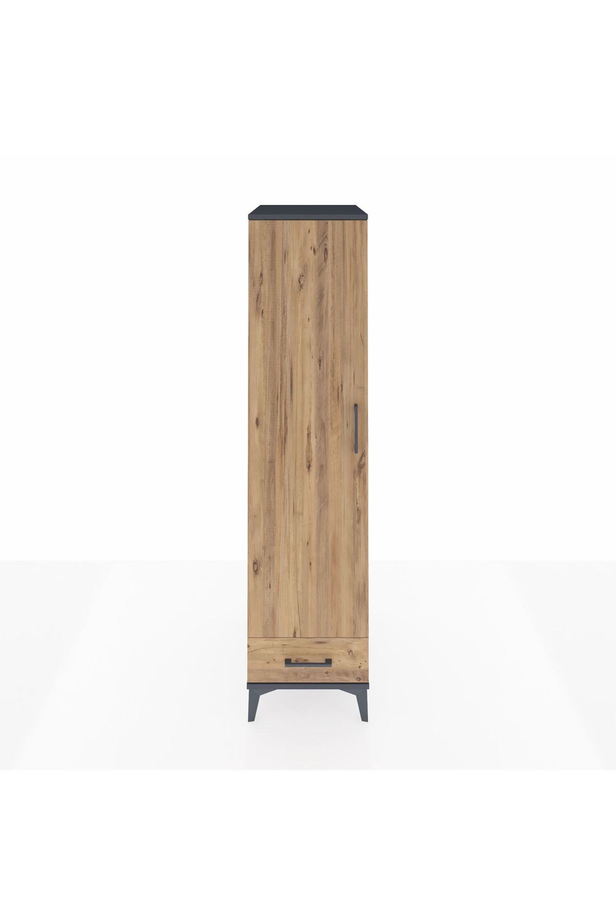 Kronos Dolap 4 Raflı Tek Çekmeceli Tek Kapaklı 44x59x182 - S88M008V6C