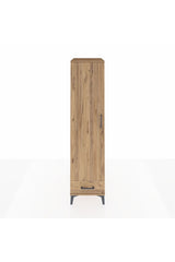 Kronos Dolap 4 Raflı Tek Çekmeceli Tek Kapaklı 44x59x182