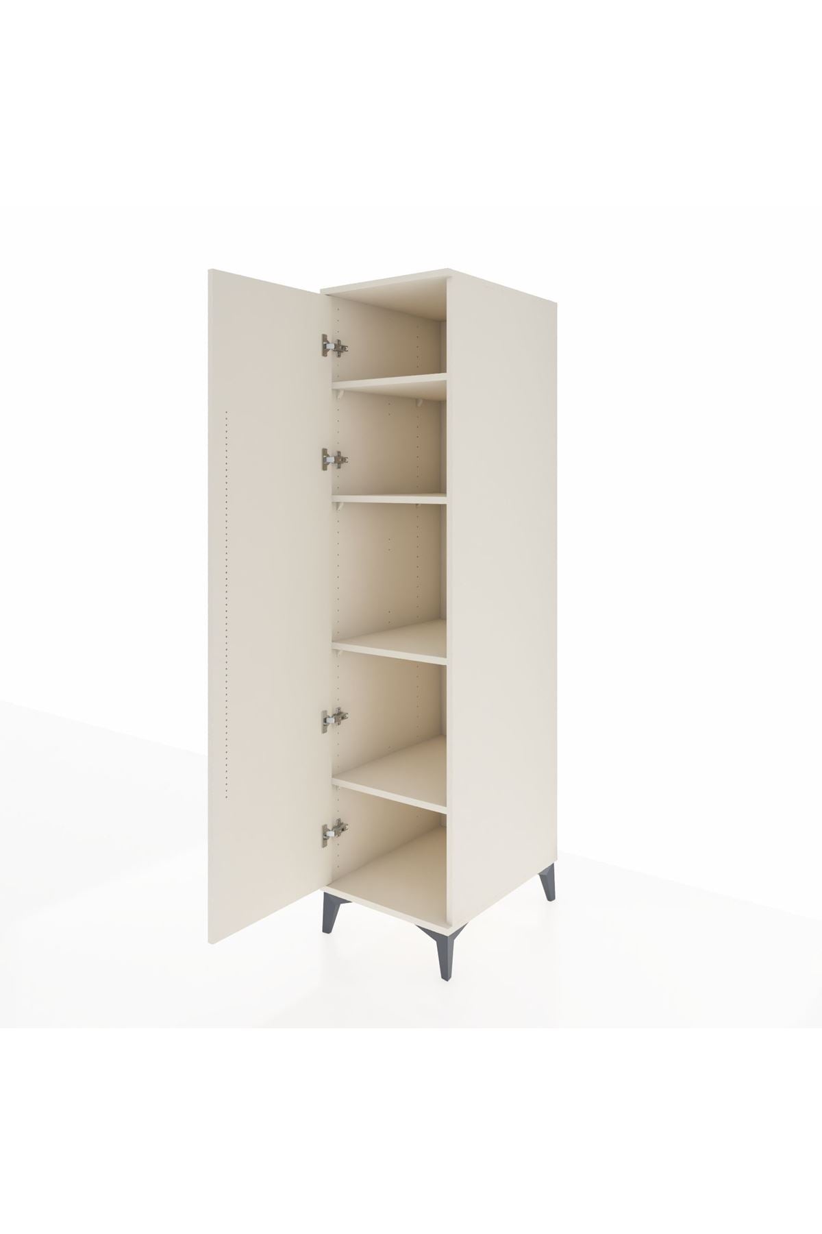 Kronos Dolap 4 Raflı Tek Kapaklı 44x59x182 - S88M009V1C