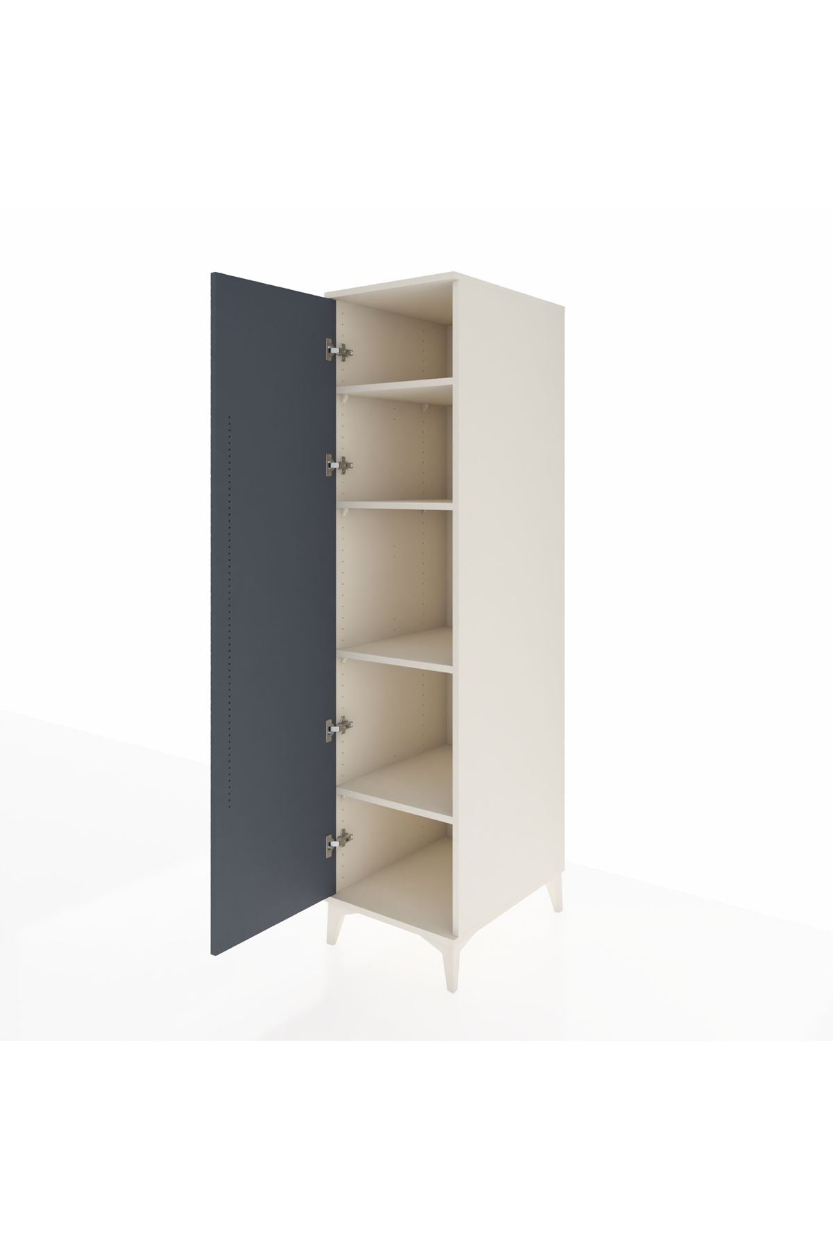 Kronos Dolap 4 Raflı Tek Kapaklı 44x59x182 - S88M009V2C