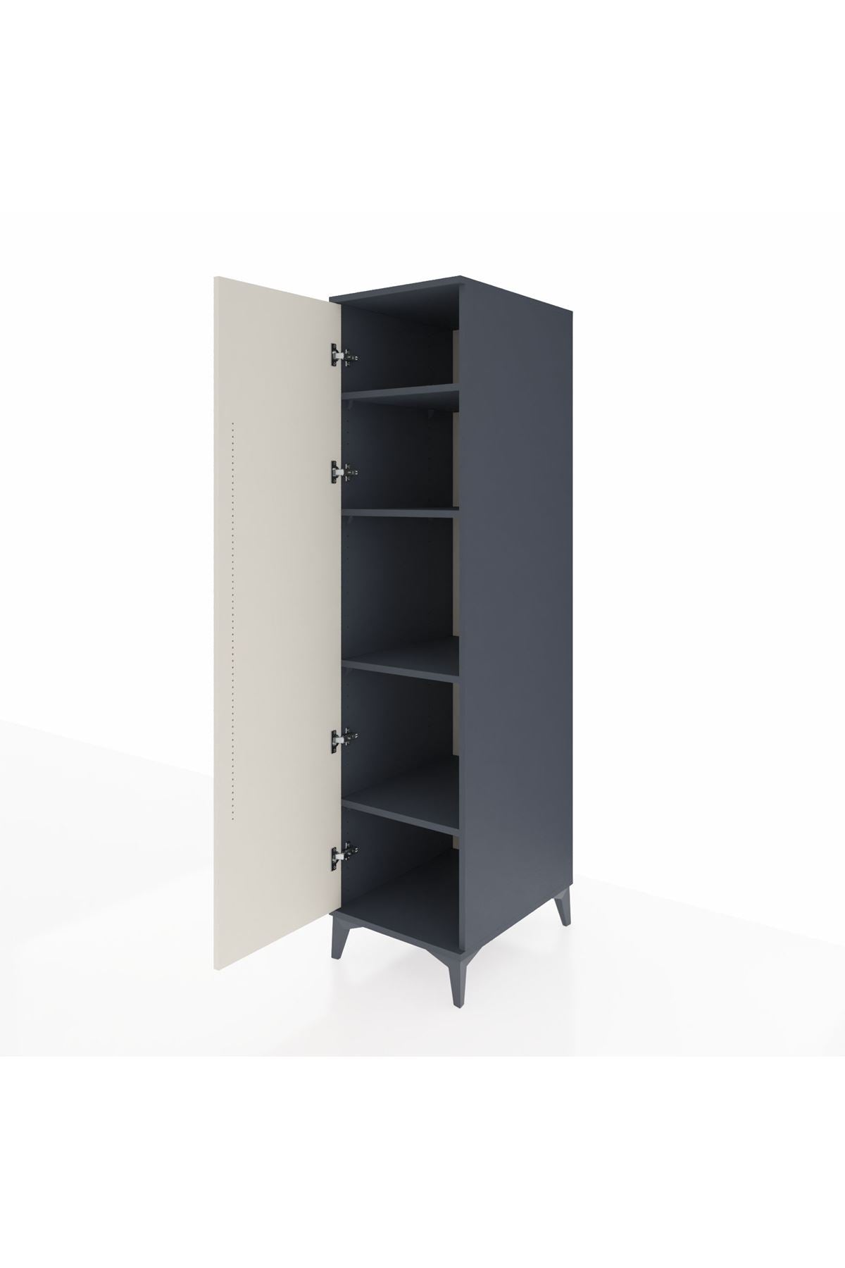 Kronos Dolap 4 Raflı Tek Kapaklı 44x59x182 - S88M009V4C
