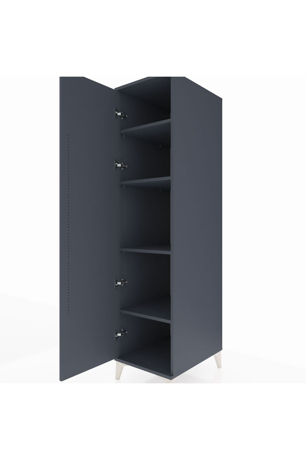 Kronos Dolap 4 Raflı Tek Kapaklı 44x59x182 - S88M009V5C