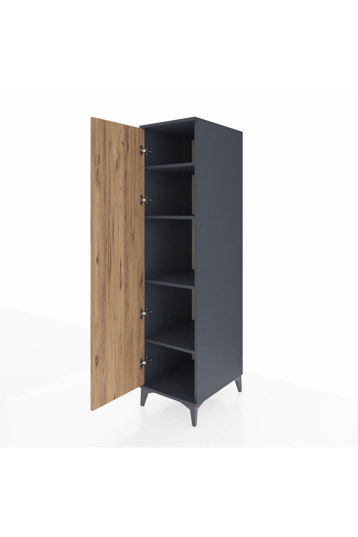 Kronos Dolap 4 Raflı Tek Kapaklı 44x59x182 - S88M009V6C