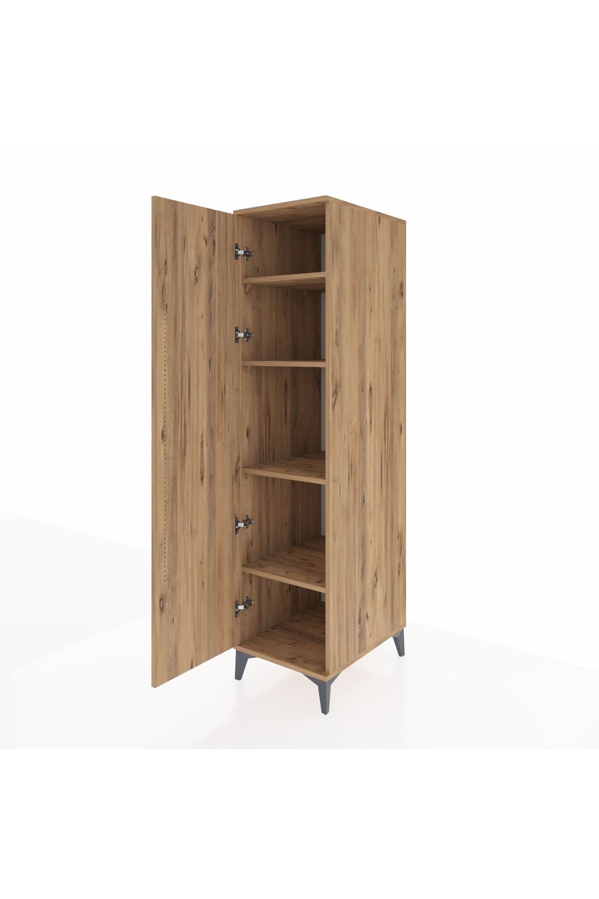 Kronos Dolap 4 Raflı Tek Kapaklı 44x59x182 - S88M009V9C