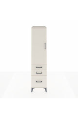 Kronos Dolap 2 Raflı 3 Çekmeceli Tek Kapaklı 44x59x182