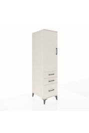 Kronos Dolap 2 Raflı 3 Çekmeceli Tek Kapaklı 44x59x182 - S88M014V1C