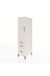 Kronos Dolap 2 Raflı 3 Çekmeceli Tek Kapaklı 44x59x182 - S88M014V1C