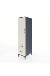 Kronos Dolap 4 Raflı 2 Çekmeceli Tek Kapaklı 44x59x182 - S88M015V4C
