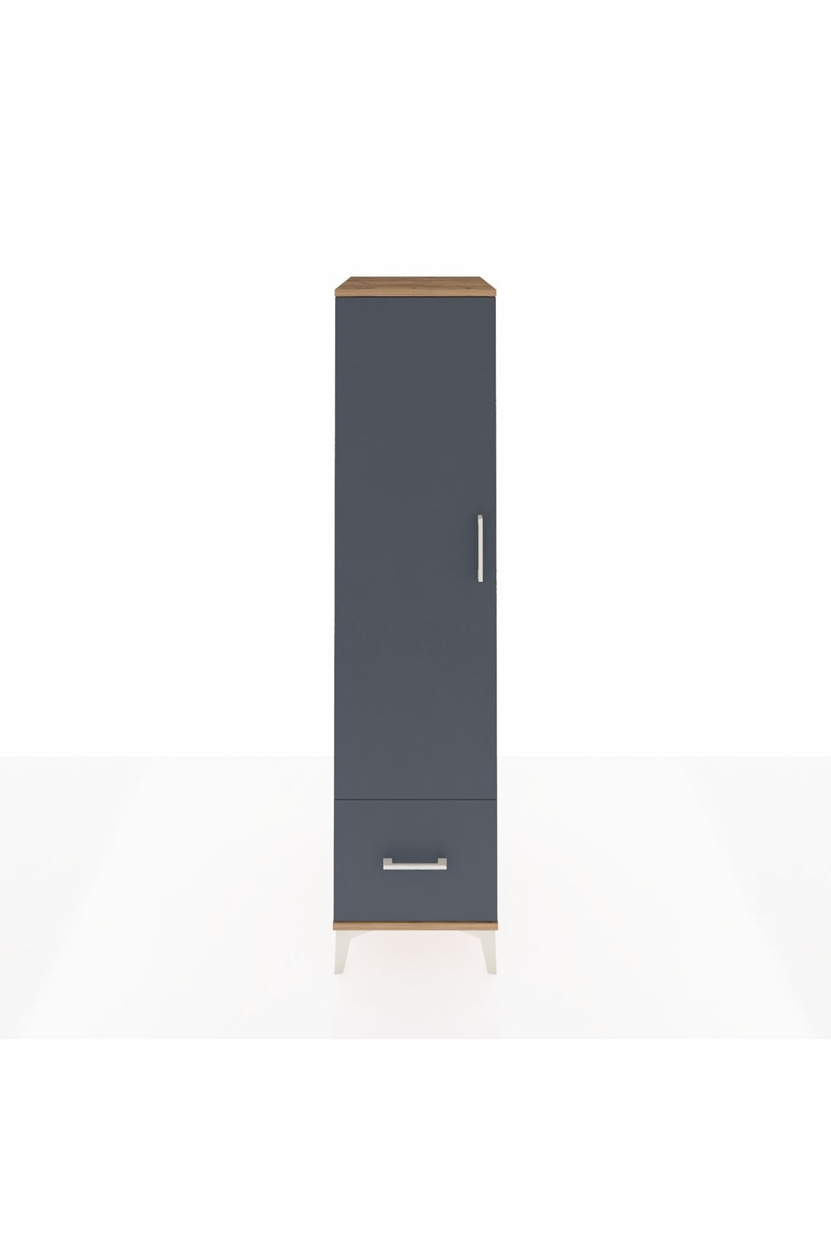 Kronos Dolap 4 Raflı Tek Çekmeceli Tek Kapaklı 44x59x182 - S88M016V8C