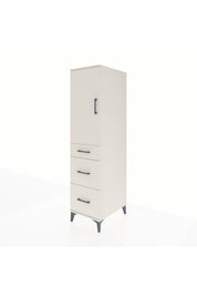 Kronos Dolap 2 Raflı 3 Çekmeceli Tek Kapaklı 44x59x182 - S88M020V1C