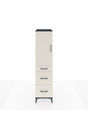 Kronos Dolap 2 Raflı 3 Çekmeceli Tek Kapaklı 44x59x182 - S88M020V4C
