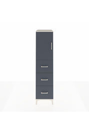 Kronos Dolap 2 Raflı 3 Çekmeceli Tek Kapaklı 44x59x182 - S88M024V2C