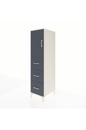 Kronos Dolap 2 Raflı 3 Çekmeceli Tek Kapaklı 44x59x182 - S88M024V2C