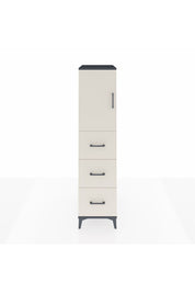 Kronos Dolap 2 Raflı 3 Çekmeceli Tek Kapaklı 44x59x182 - S88M024V4C