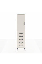 Kronos Dolap Tek Raflı 5 Çekmeceli Tek Askılı 44x59x182 - S88M026V1C