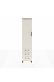 Kronos Dolap Tek Raflı 3 Çekmeceli Tek Askılı 44x59x182 - S88M028V1C