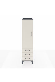 Kronos Dolap Tek Raflı 3 Çekmeceli Tek Askılı 44x59x182 - S88M028V4C
